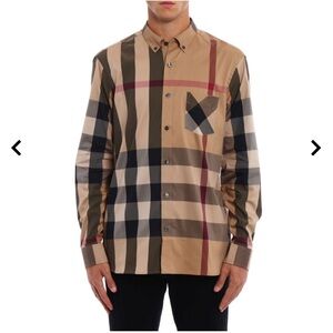 Burberry House Check cotton blend shirt